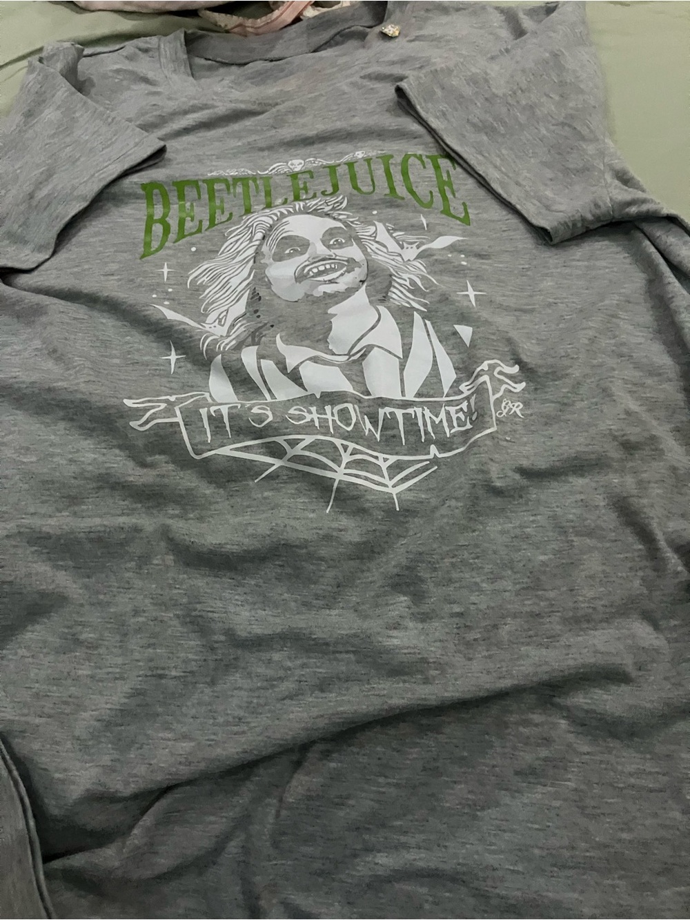 Beetlejuice Graphic Tee - Gray